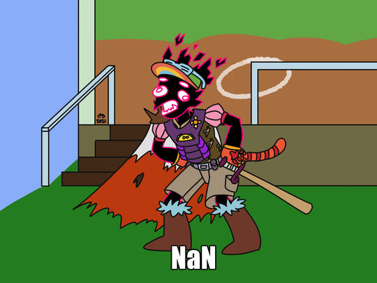 Digital fullbody. Closed lines, full color.