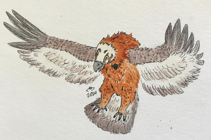 Traditional fullbody. Watercolor paints, a bit of watercolor pencil, and ink.