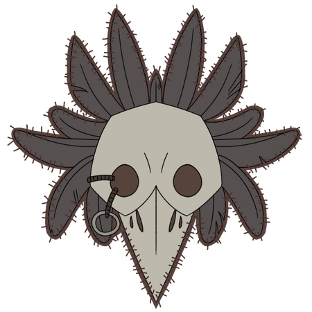 Digital mockup of a decorative patch. Full color, no texture.